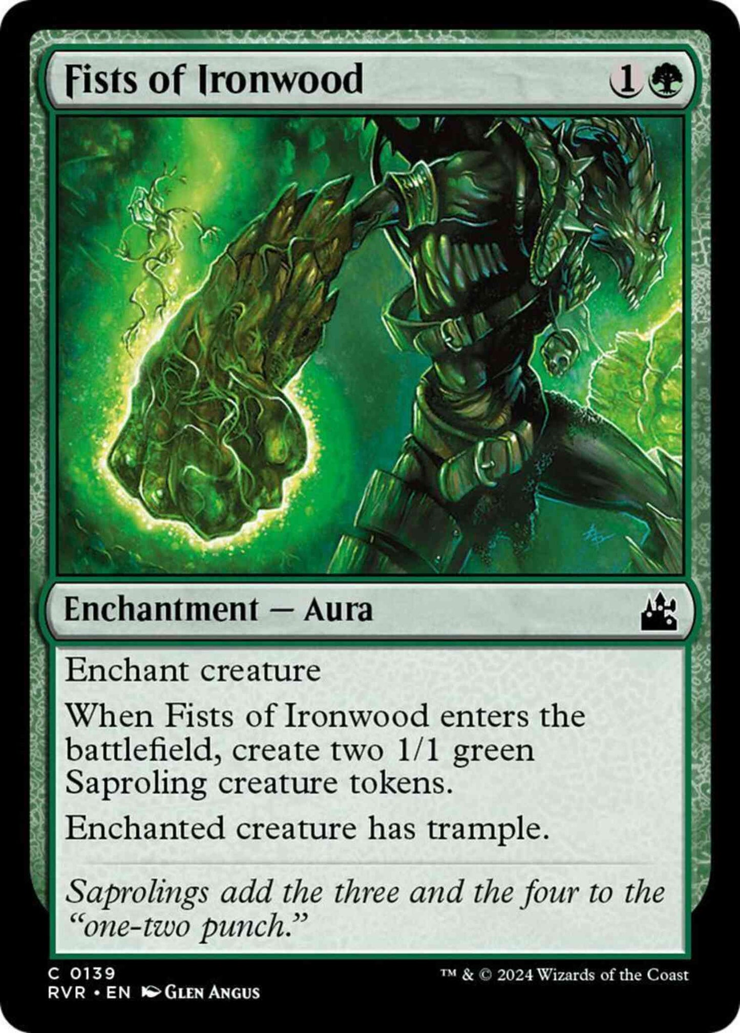 Fists of Ironwood [139] [Ravnica Remastered] [Non-Foil]