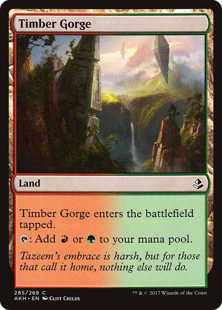 Timber Gorge [Deck Builder's Toolkit] [285] [Amonkhet] [Non-Foil]