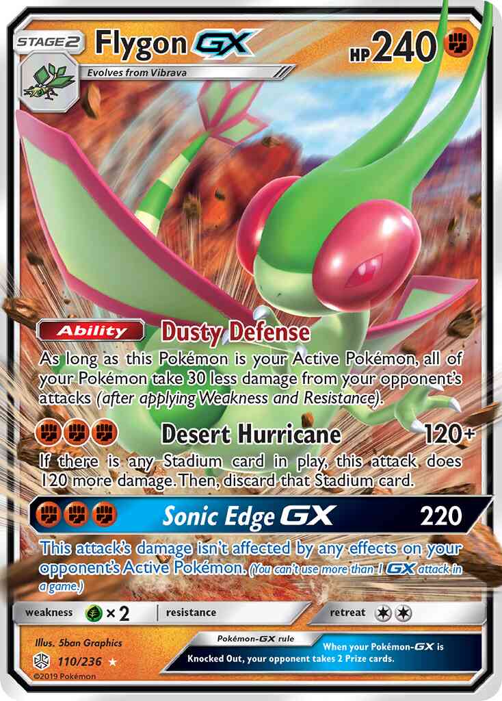 Flygon-GX - 110/236 - Rare Holo GX [sm12-110] [Ultra]