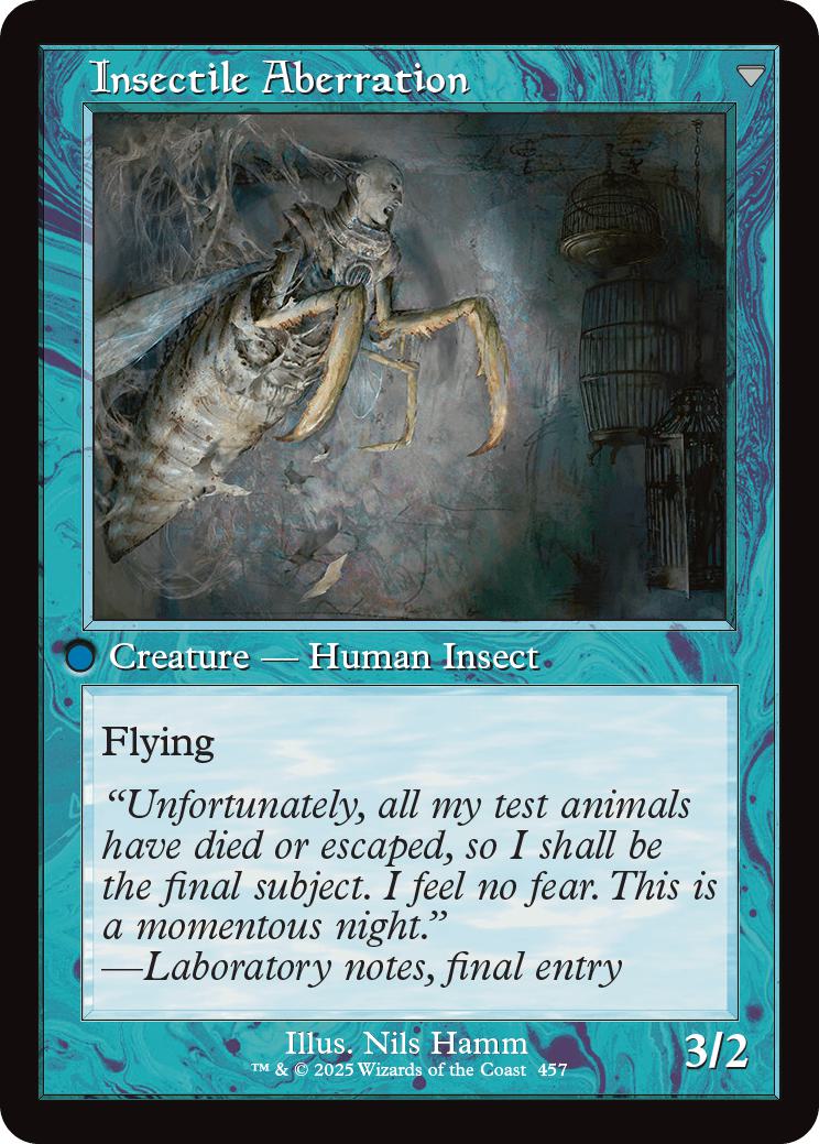 Delver of Secrets // Insectile Aberration [457] [Retro Frame] [Innistrad Remastered] [Foil]