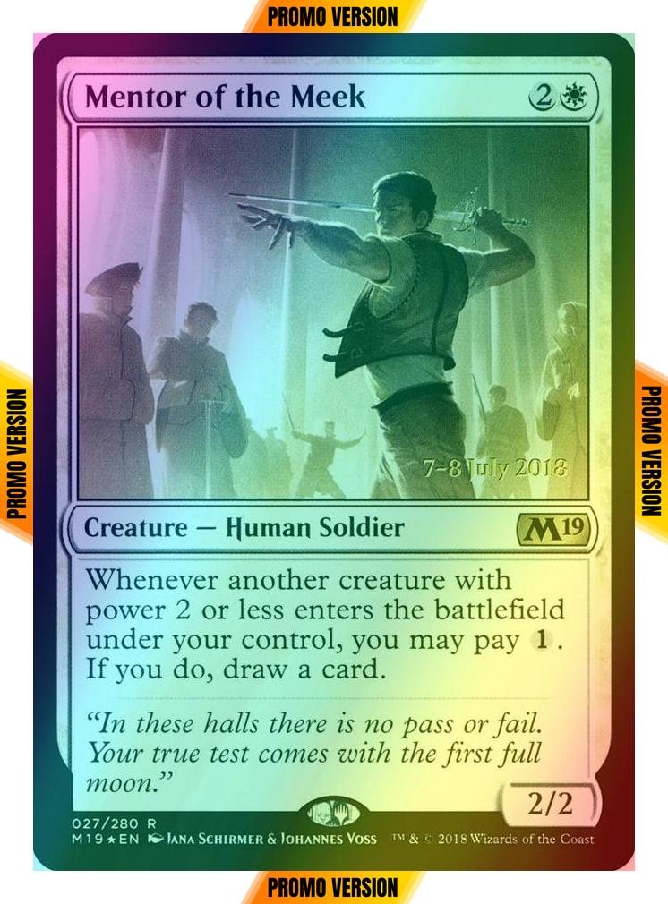 Mentor of the Meek [27s] [Core Set 2019 Promos] [Foil]
