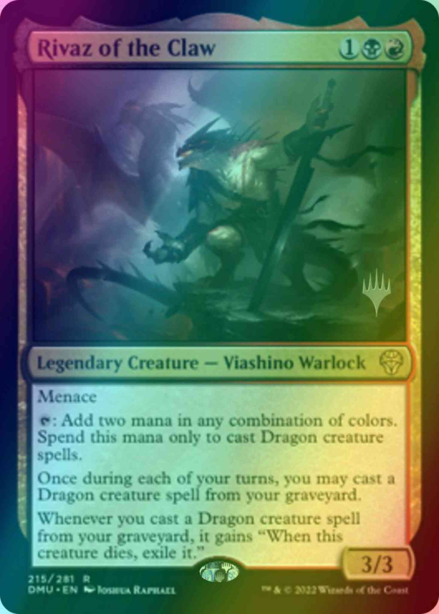 Rivaz of the Claw [215p] [Promo Pack] [Dominaria United: Promos] [Foil]