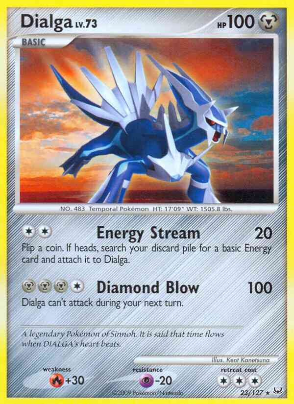 Dialga - 23/127 - Rare [pl1-23] [Reverse Holo]