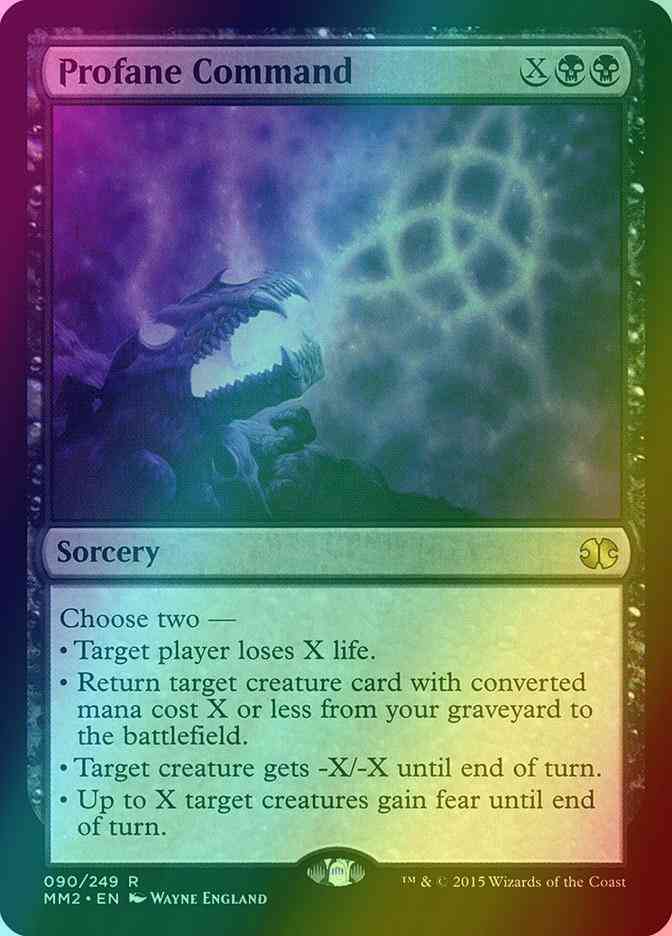 Profane Command [90] [Modern Masters 2015] [Foil]