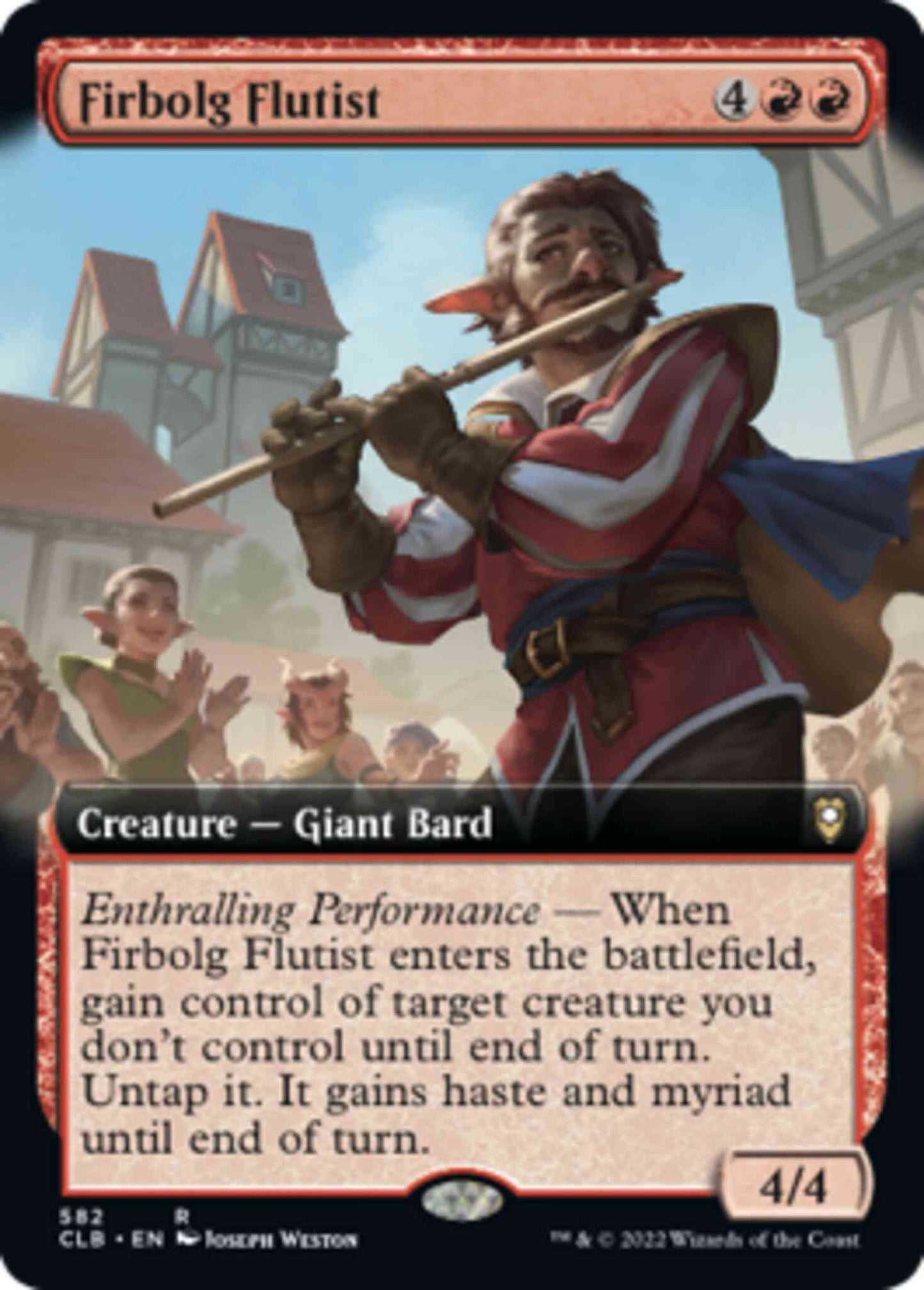 Firbolg Flutist [582] [Extended Art] [Commander Legends: Battle for Baldur's Gate] [Non-Foil]