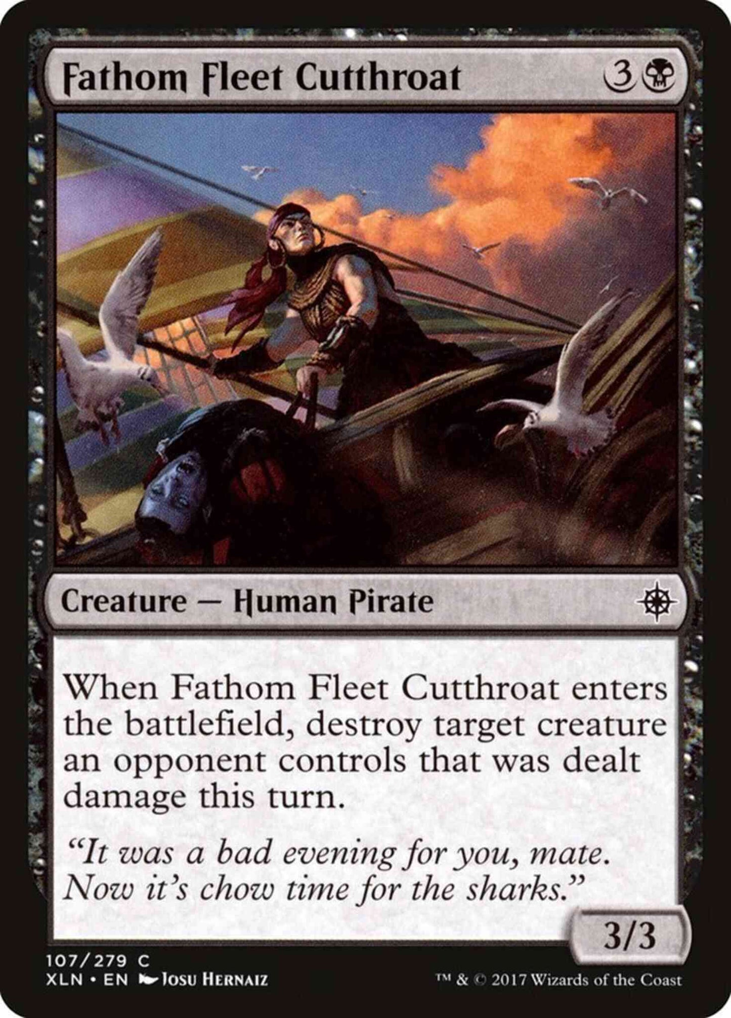 Fathom Fleet Cutthroat [107] [Ixalan] [Non-Foil]