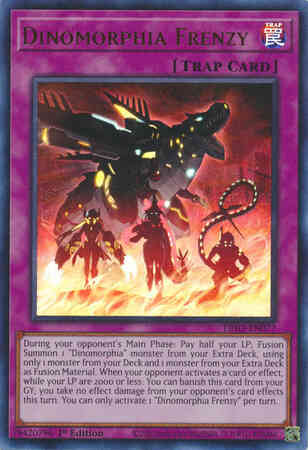 Dinomorphia Frenzy - DIFO-EN077 - Ultra Rare - 1st Edition