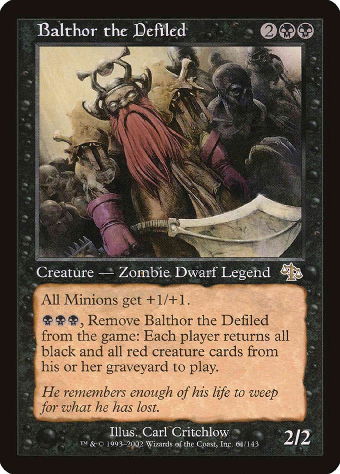 Balthor the Defiled [61] [Judgment] [Non-Foil]