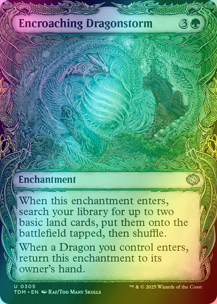 Encroaching Dragonstorm [305] [Draconic Frame Showcase] [Tarkir: Dragonstorm] [Foil]