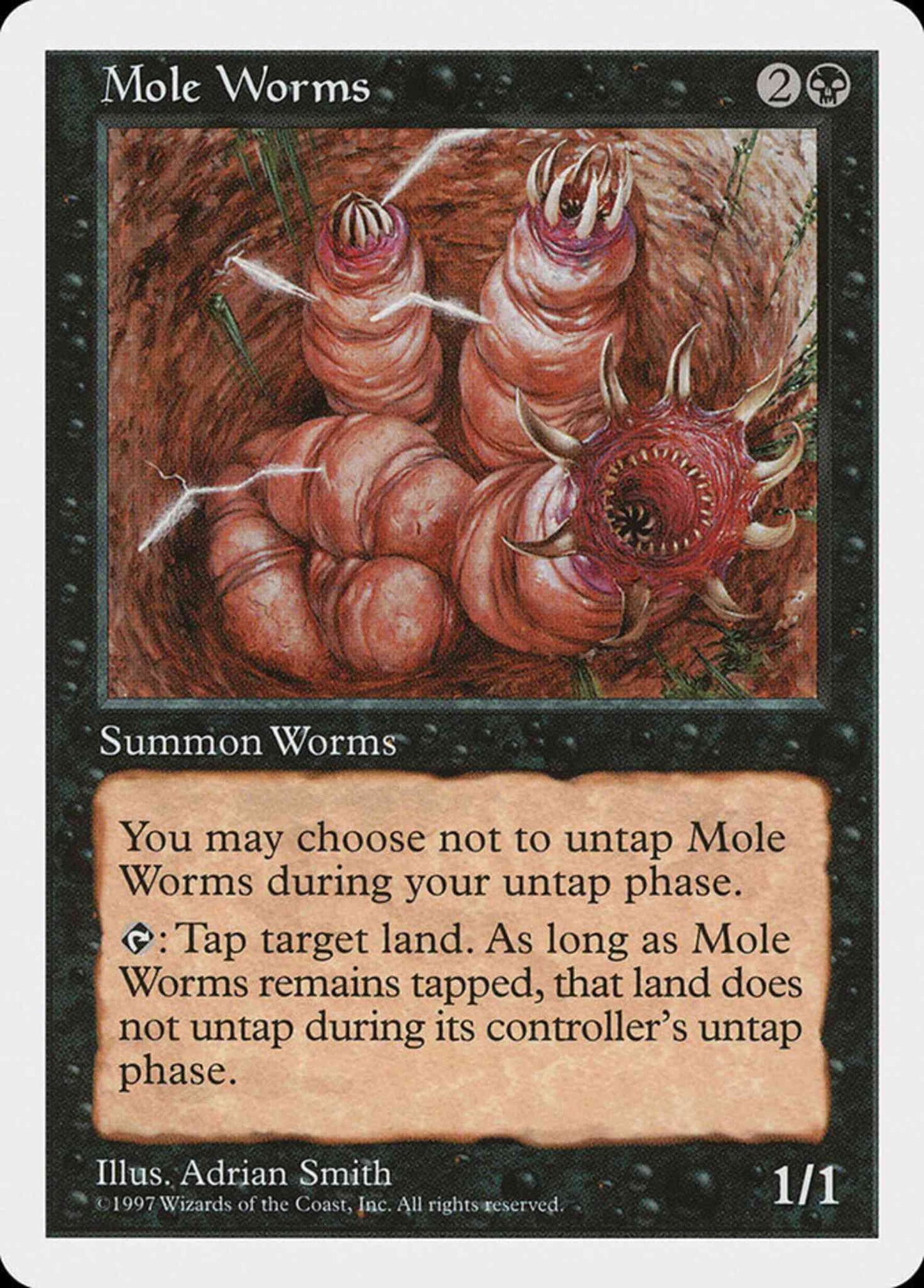 Mole Worms [179] [Fifth Edition] [Non-Foil]