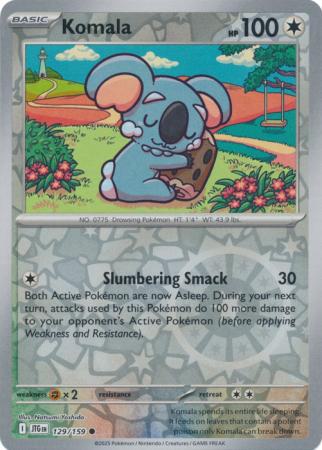 Komala - 129/159 - Common [sv09-129] [Reverse Holo]