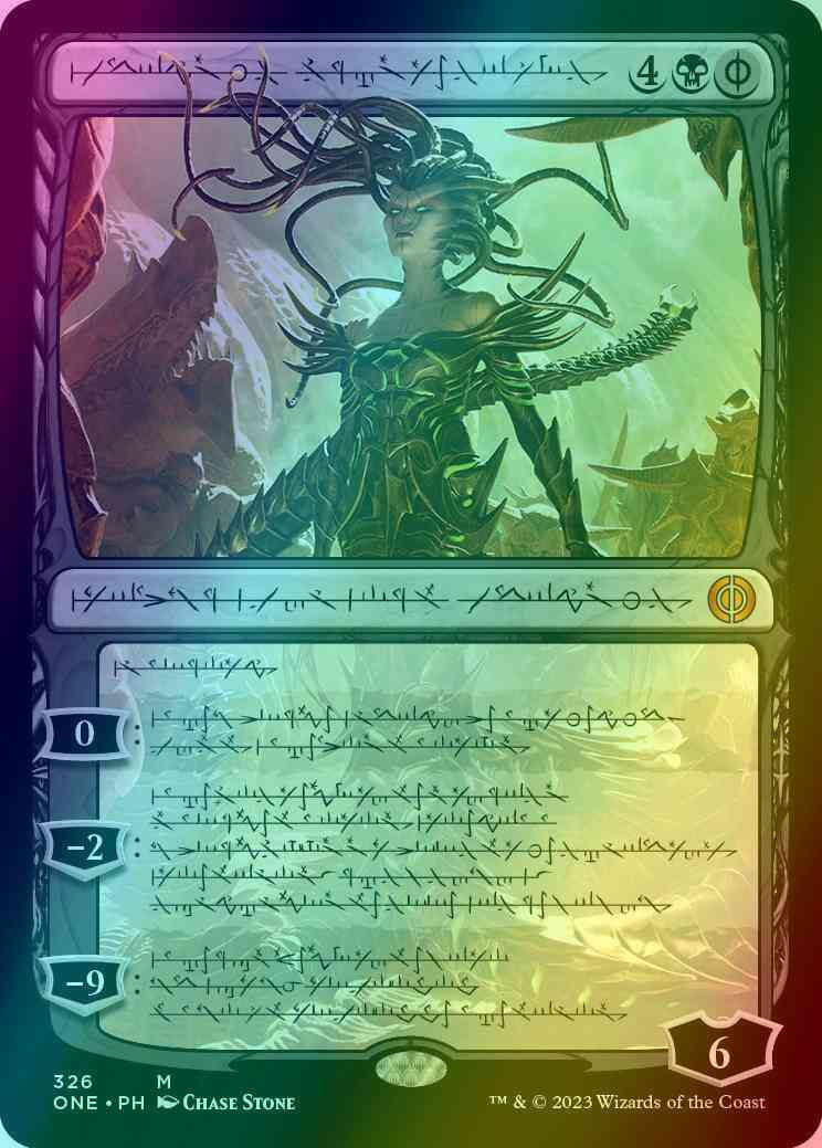 Vraska, Betrayal's Sting - Phyrexian [326] [Phyrexian Showcase] [Phyrexia: All Will Be One] [Foil]