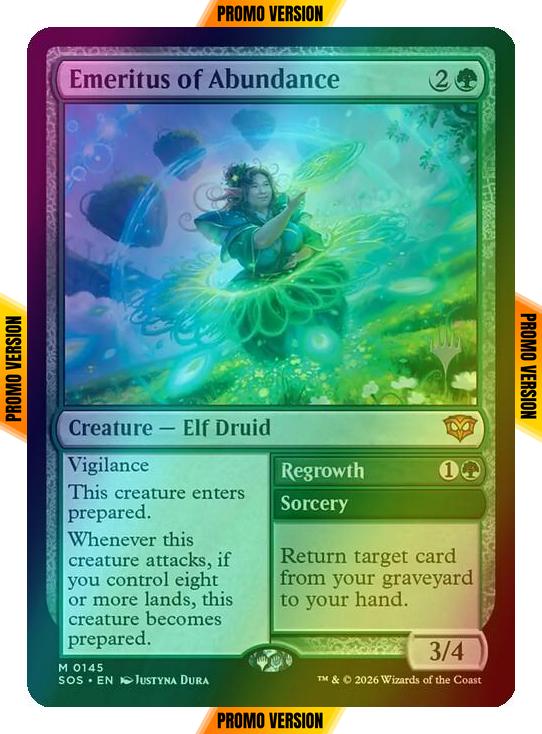 Emeritus of Abundance [145p] [Promo Pack] [Secrets of Strixhaven Promos] [Foil]