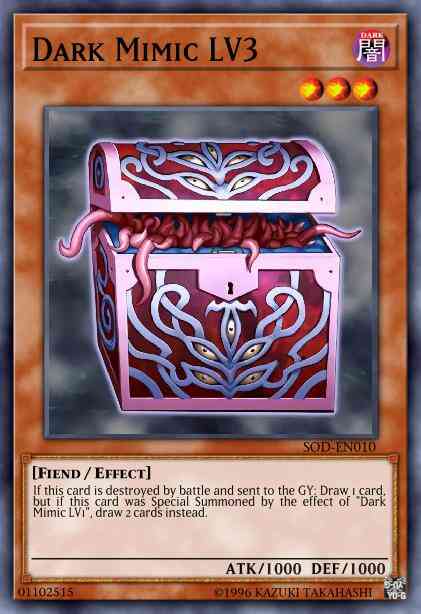 Dark Mimic LV3 - SOD-EN010 - Rare - 1st Edition