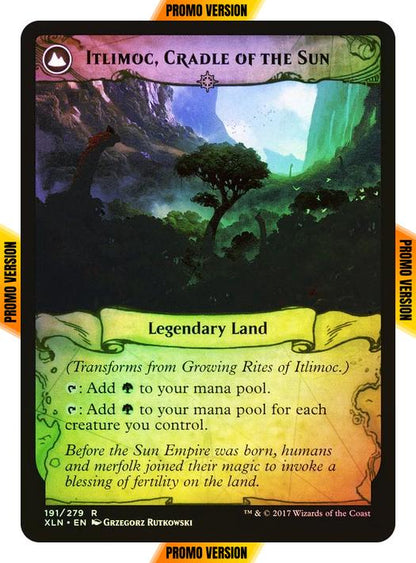 Growing Rites of Itlimoc // Itlimoc, Cradle of the Sun [191s] [Ixalan Promos] [Foil]