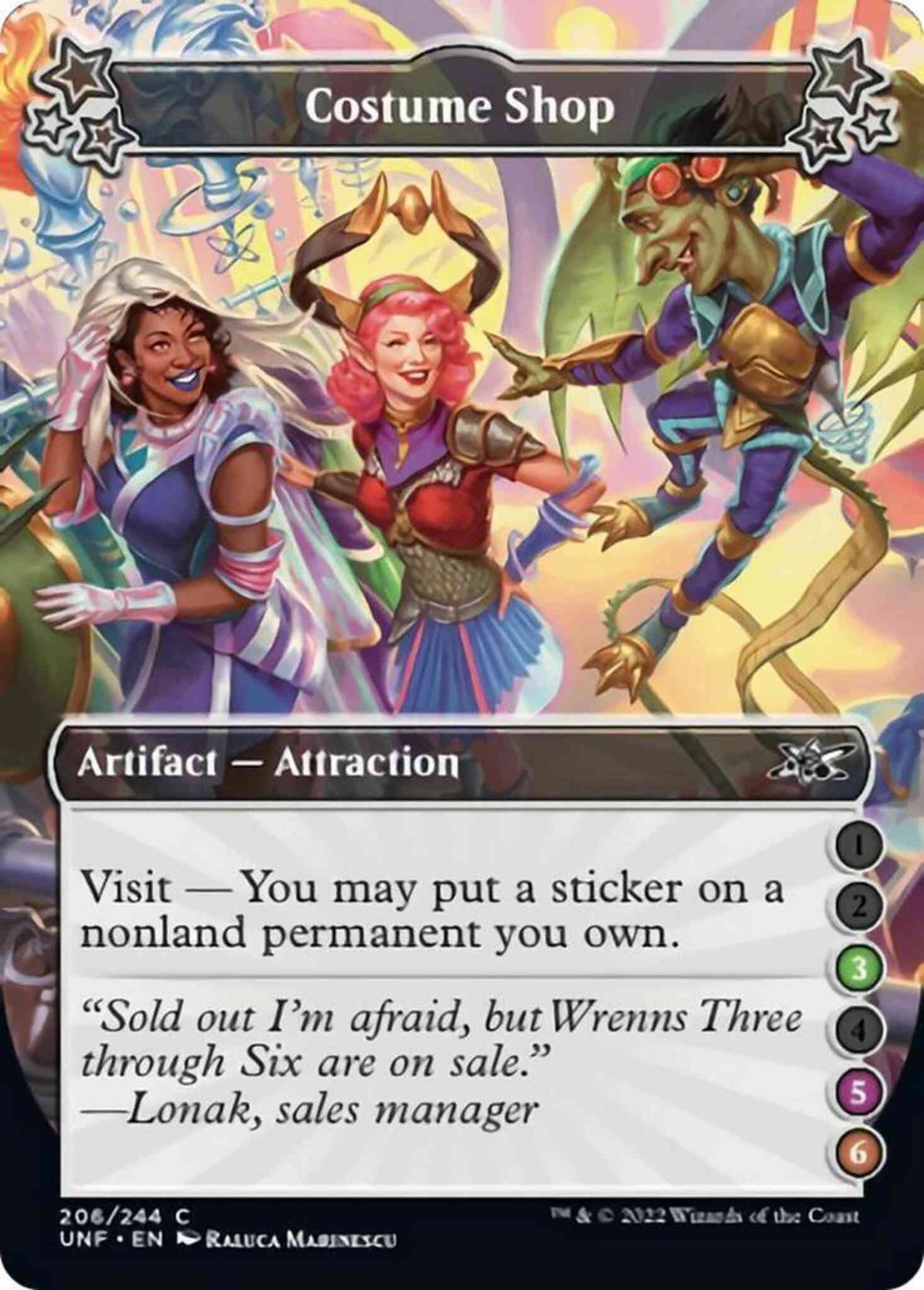 Costume Shop (3/5/6) [206e] [Borderless] [Unfinity] [Non-Foil]