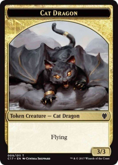 Cat Dragon Token (09) // Dragon Token (07) [Commander 2017 Tokens] [Non-Foil]