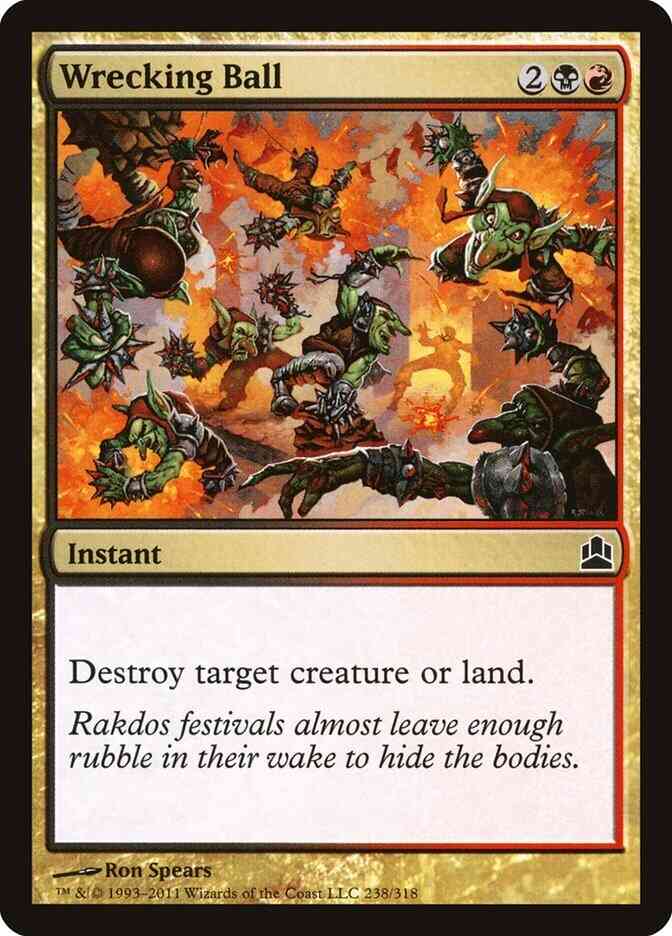 Wrecking Ball [238] [Commander 2011] [Non-Foil]