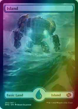 Island [280] [Full Art] [The Brothers' War] [Foil]