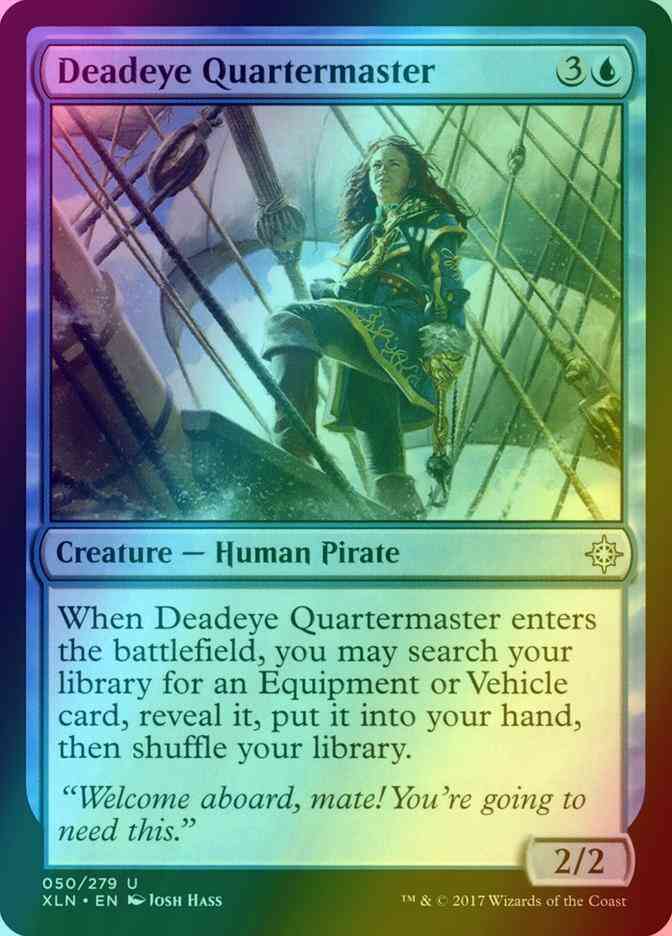 Deadeye Quartermaster [50] [Ixalan] [Foil]
