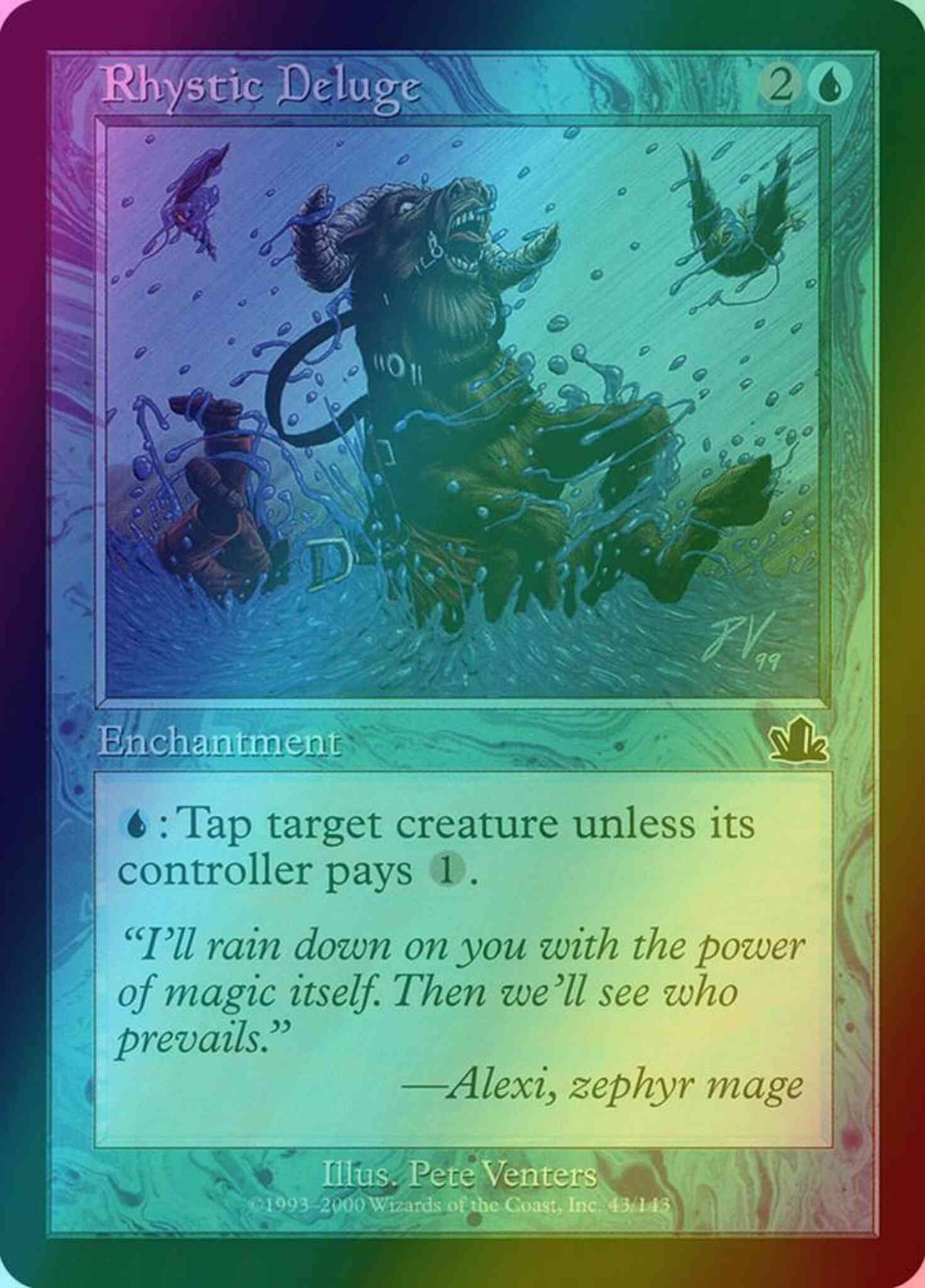 Rhystic Deluge [43] [Prophecy] [Foil]