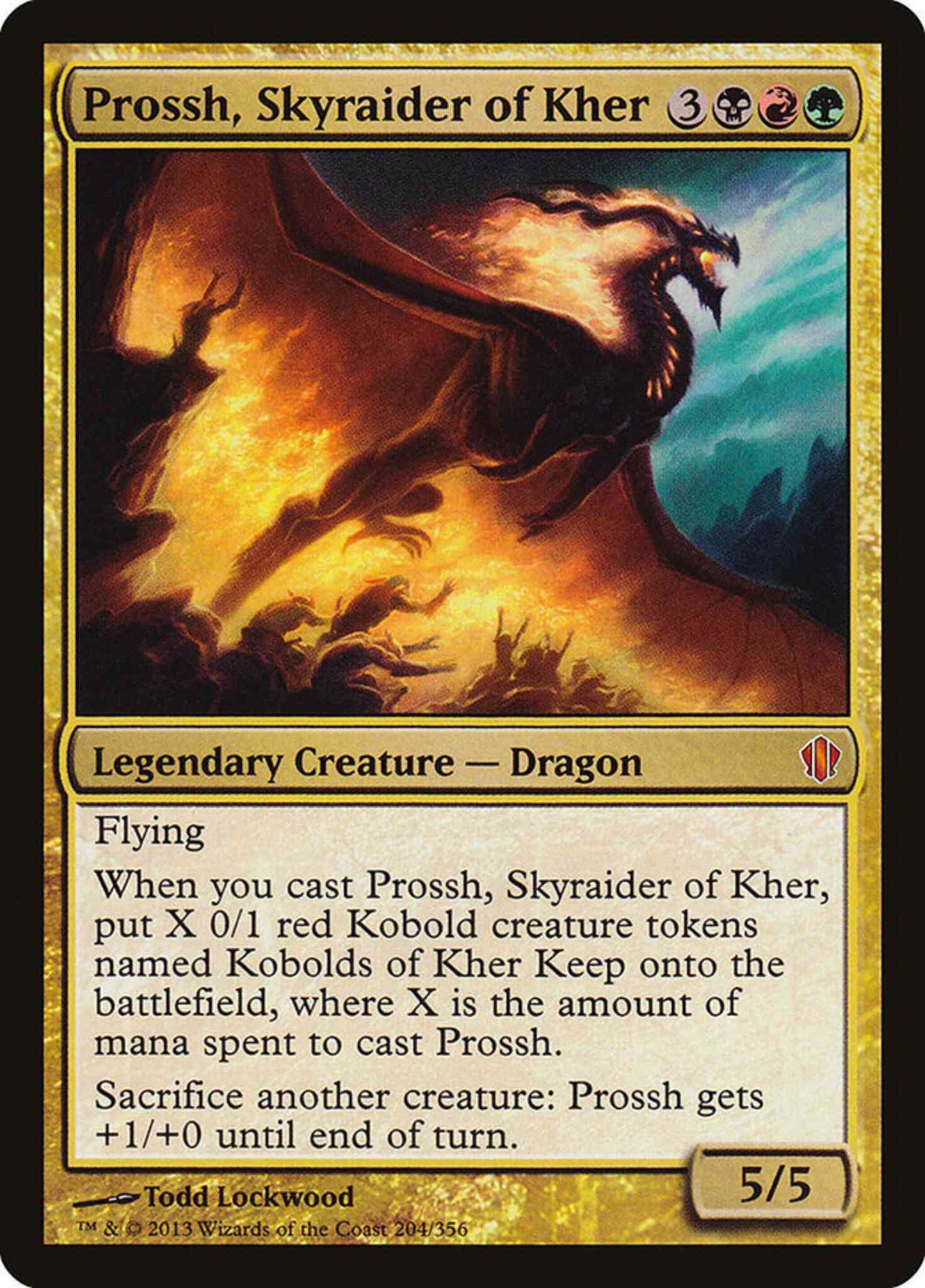Prossh, Skyraider of Kher [204] [Commander 2013] [Non-Foil]