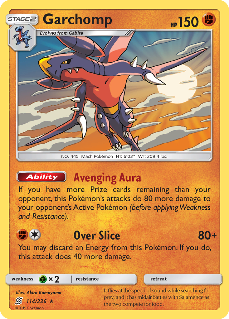 Garchomp - 114/236 - Theme Deck Exclusive [sm11msp-114] [Non-Holo]