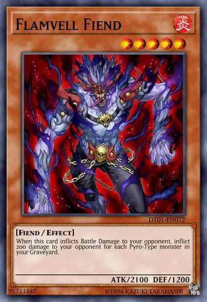 Flamvell Fiend - DREV-EN096 - Common - 1st Edition