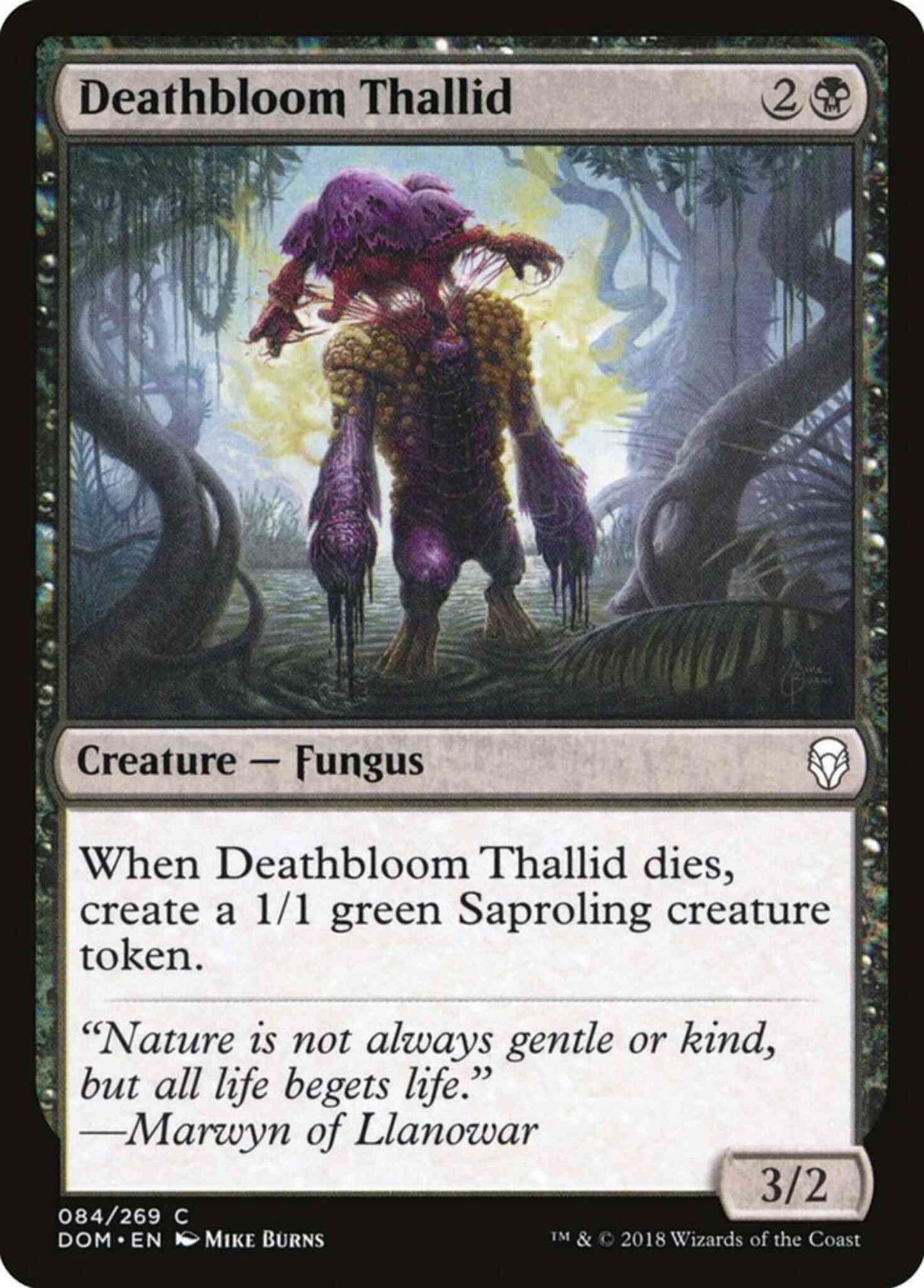 Deathbloom Thallid [84] [Dominaria] [Non-Foil]