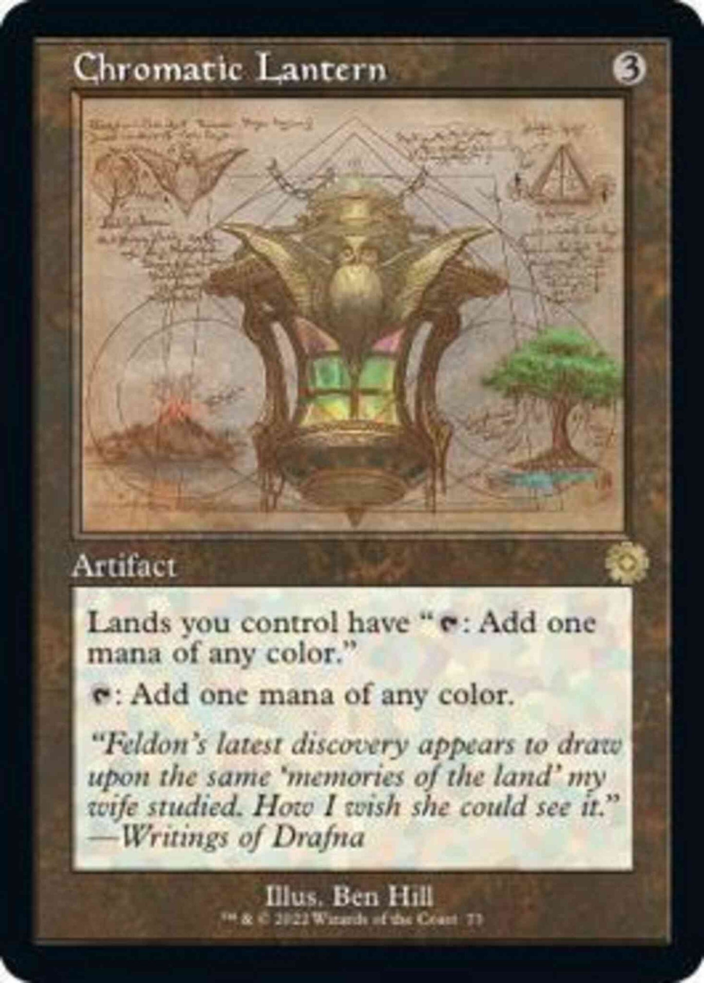 Chromatic Lantern [73] [Retro Frame] [Schematic] [The Brothers' War Retro Artifacts] [Non-Foil]
