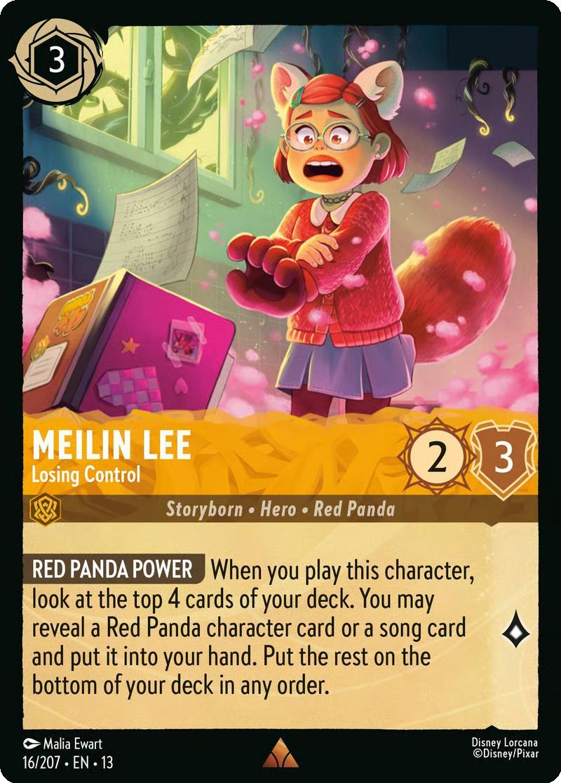 Meilin Lee - Losing Control - 16/204 [Attack of the Vine!] [Non-Foil]