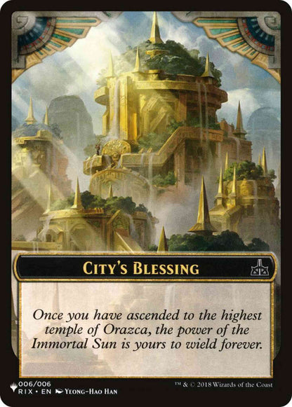 City's Blessing Token (06) // The Monarch Token (14) [TRIX-6] [RIX/CMR Set Symbol] [The List] [Non-Foil]