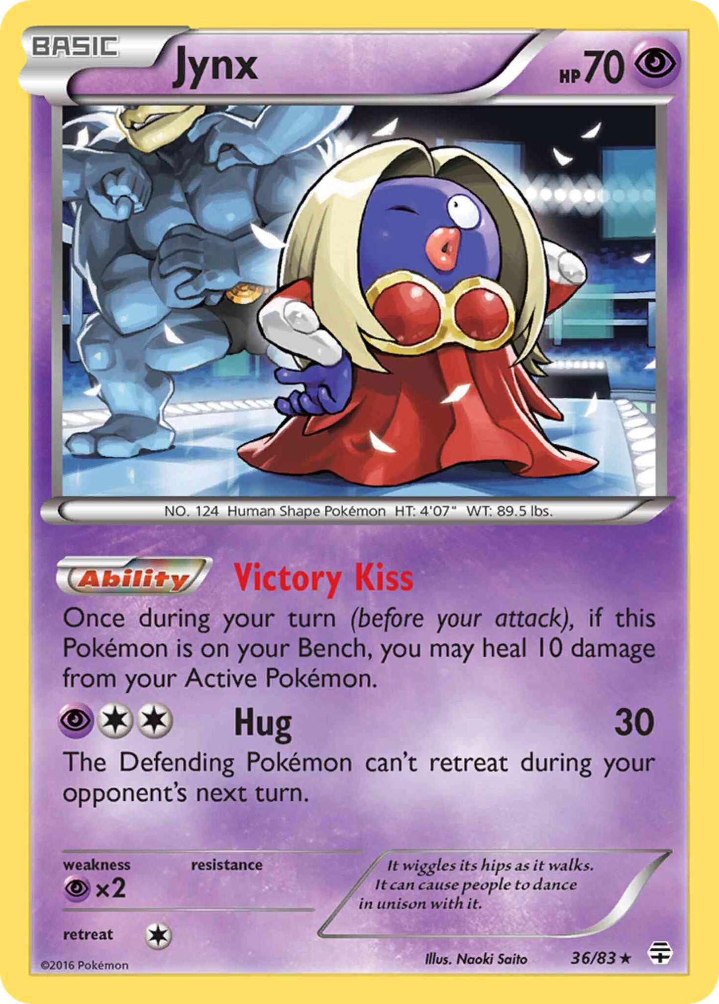 Jynx - 36/83 - Rare [g1-36] [Non-Holo]