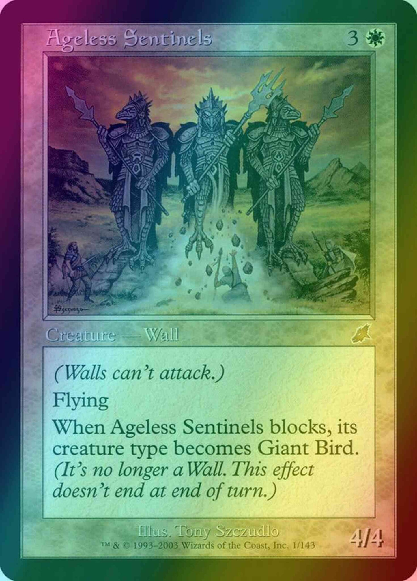Ageless Sentinels [1] [Scourge] [Foil]