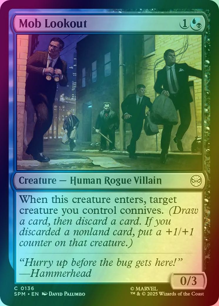 Mob Lookout [136] [Marvel's Spider-Man] [Foil]