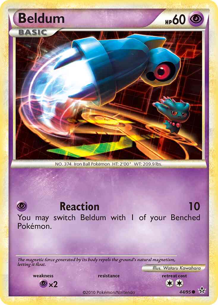 Beldum - 44/95 - Common [hgss2-44] [Non-Holo]