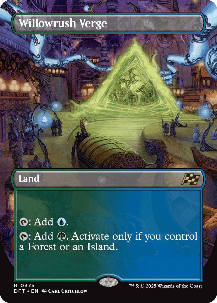 Willowrush Verge [375] [Borderless] [Aetherdrift] [Foil]