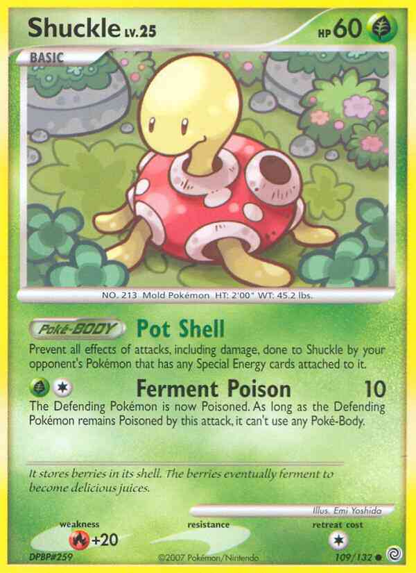 Shuckle - 109/132 - Common [dp3-109] [Non-Holo]