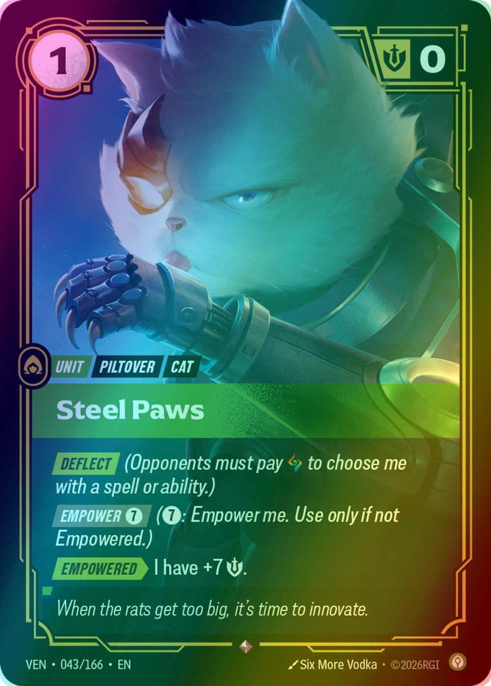 Steel Paws - 043/166 [Vendetta] [Foil]