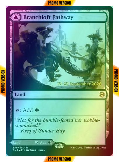 Branchloft Pathway // Boulderloft Pathway [Prerelease] [258s] [Zendikar Rising Promos] [Foil]