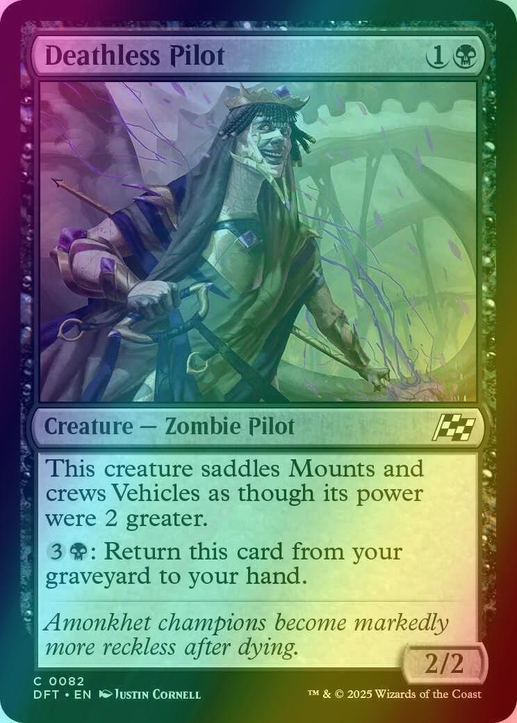 Deathless Pilot [82] [Aetherdrift] [Foil]