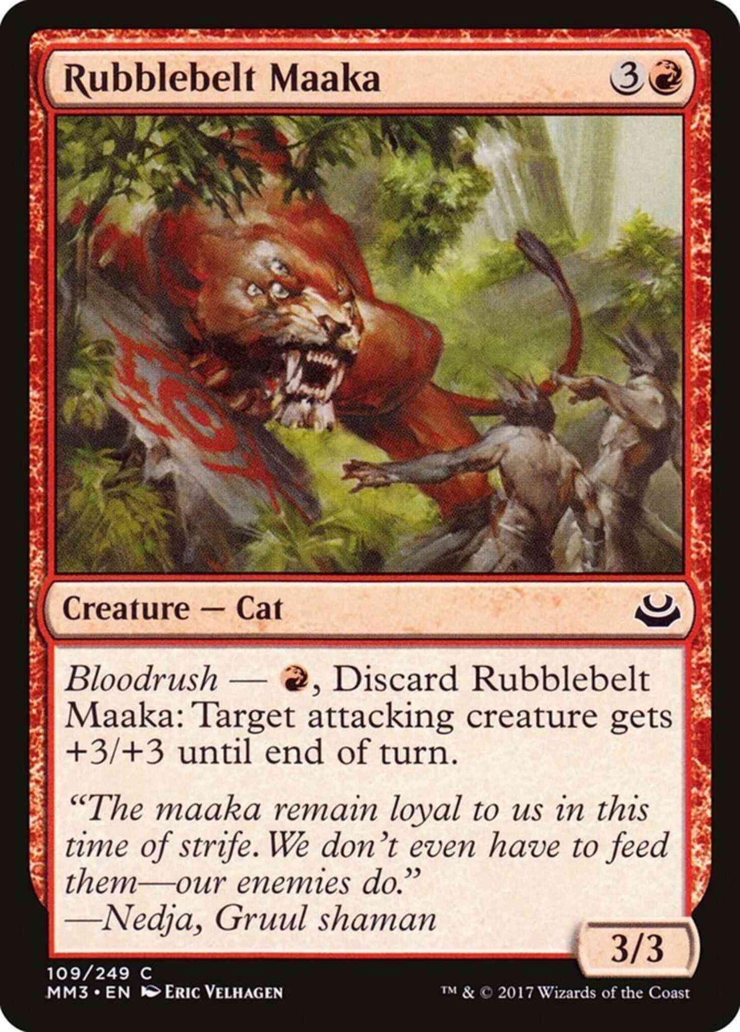 Rubblebelt Maaka [109] [Modern Masters 2017] [Non-Foil]