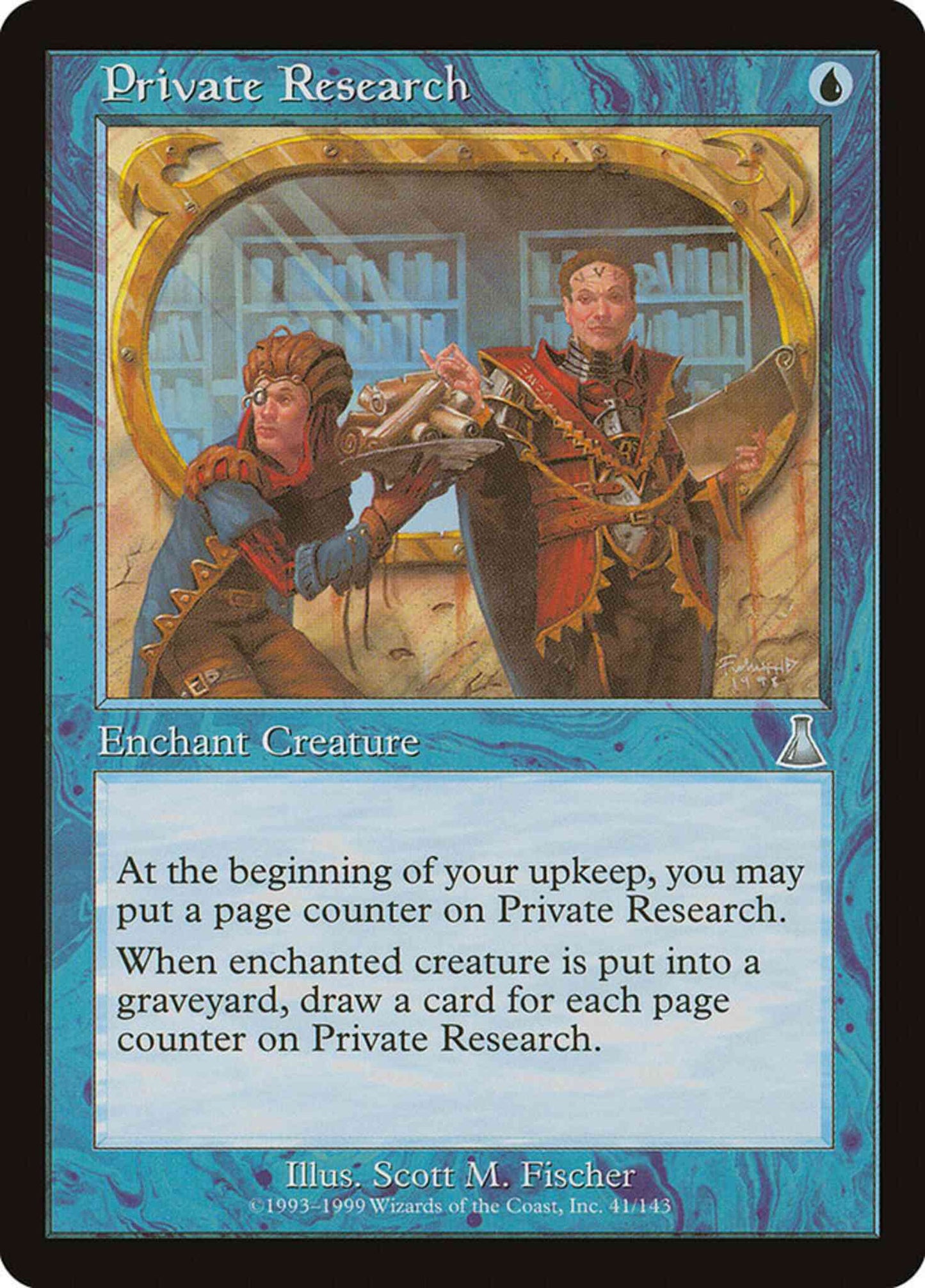 Private Research [41] [Urza's Destiny] [Non-Foil]