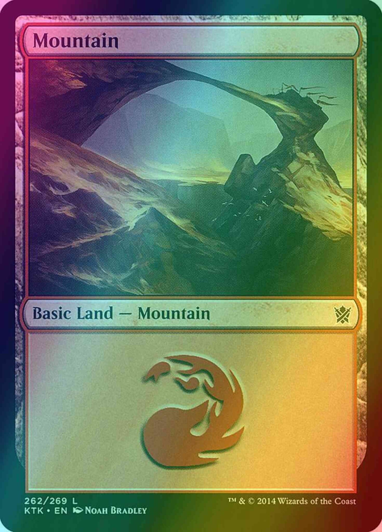 Mountain [262] [Khans Of Tarkir] [Foil]