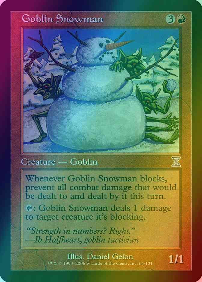 Goblin Snowman [64] [Time Spiral Timeshifted] [Foil]