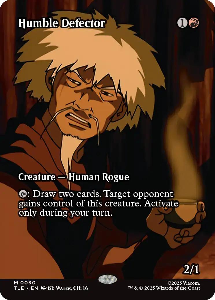 Humble Defector [30] [Borderless] [Source Material] [Avatar: The Last Airbender Eternal] [Non-Foil]