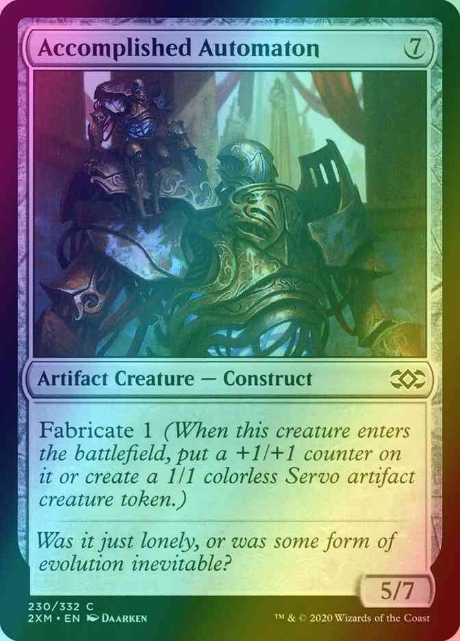 Accomplished Automaton [230] [Double Masters] [Foil]