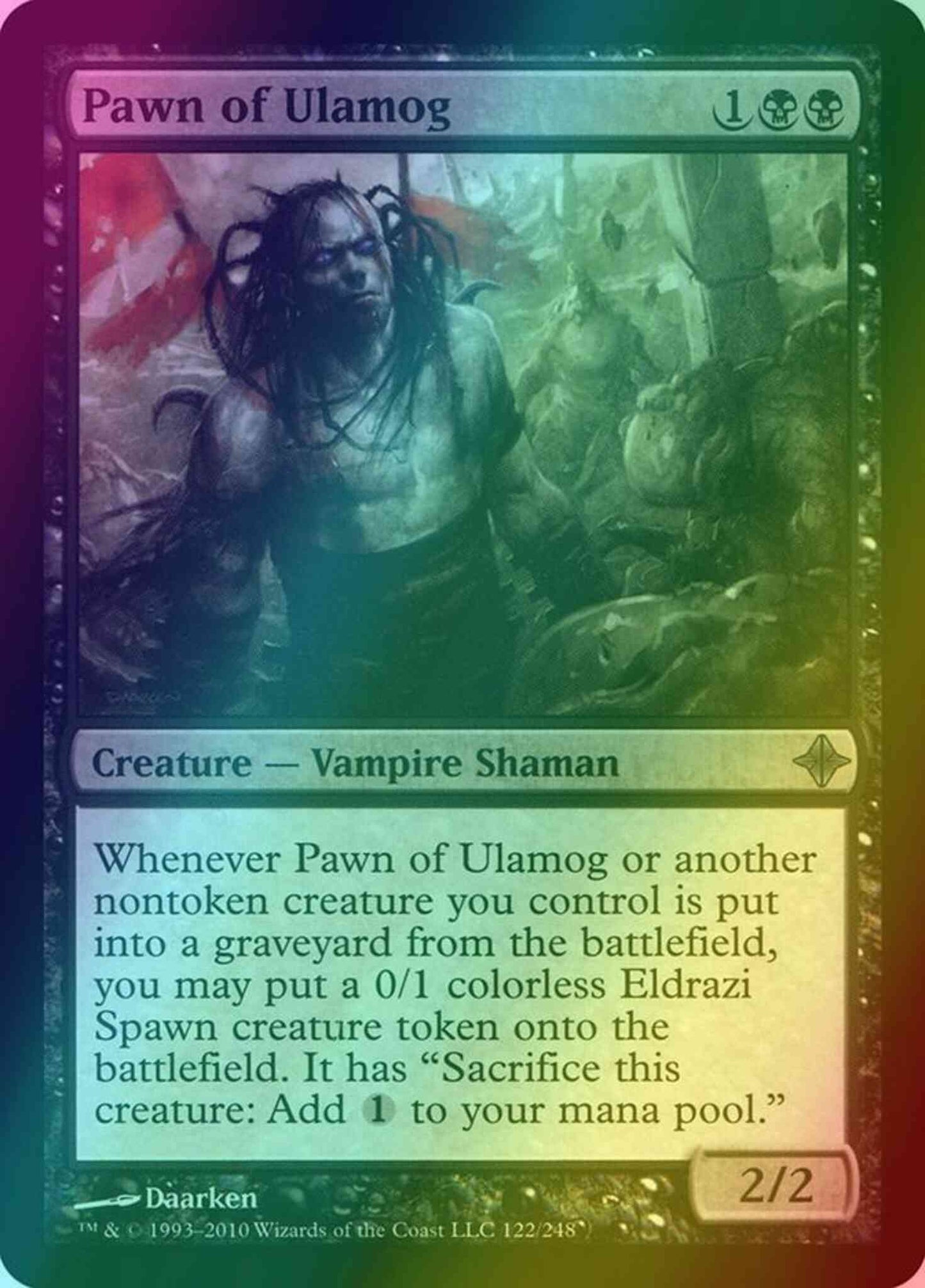 Pawn of Ulamog [122] [Rise Of The Eldrazi] [Foil]