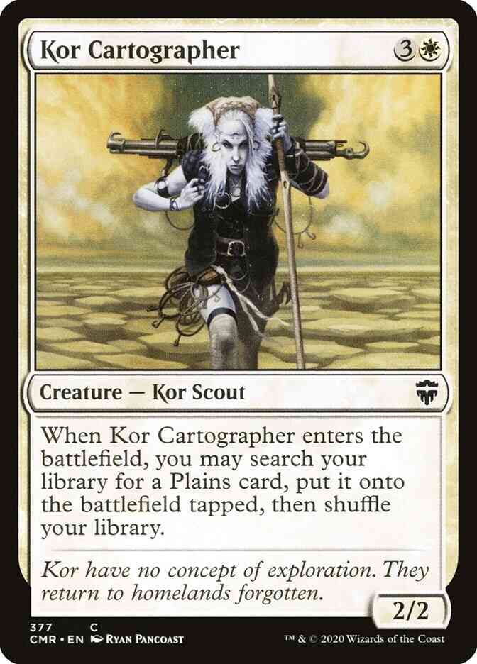 Kor Cartographer [377] [Commander Legends] [Non-Foil]