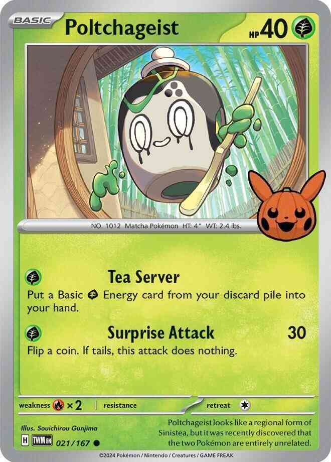 Poltchageist - 021/167 - Promo [Trick or Trade BOOster 2024] [sv06msp-021] [Non-Holo]